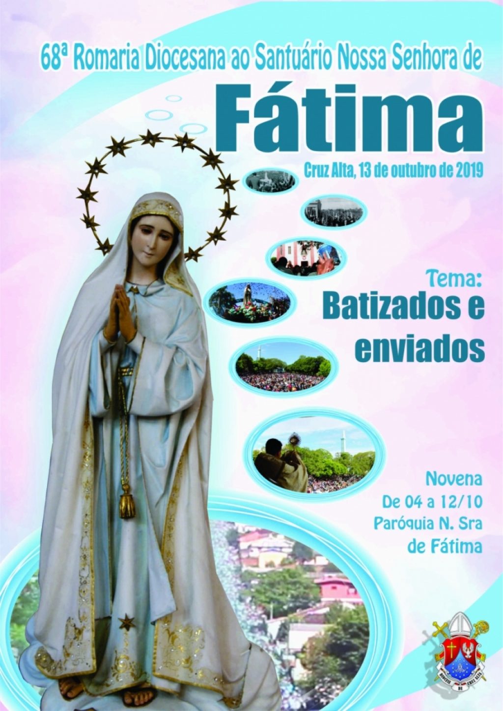 68ª Romaria Nossa Senhora de Fátima será neste domingo em Cruz Alta