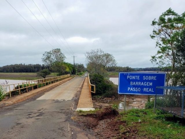 Ponte na VRS-824 entre XV de Novembro e Fortaleza tem tráfego normalizado