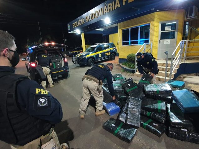 PRF apreende mais de 1 tonelada de maconha em Lajeado e soma 25 toneladas de droga apreendidas no RS