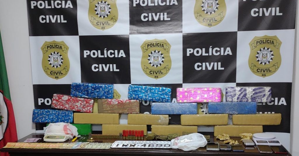 Polícia Civil faz apreensão de drogas recorde em Carazinho