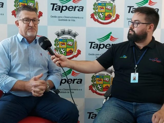 Prefeito de Tapera avalia 2021 como um ano positivo e projeta 2022 com mais ações