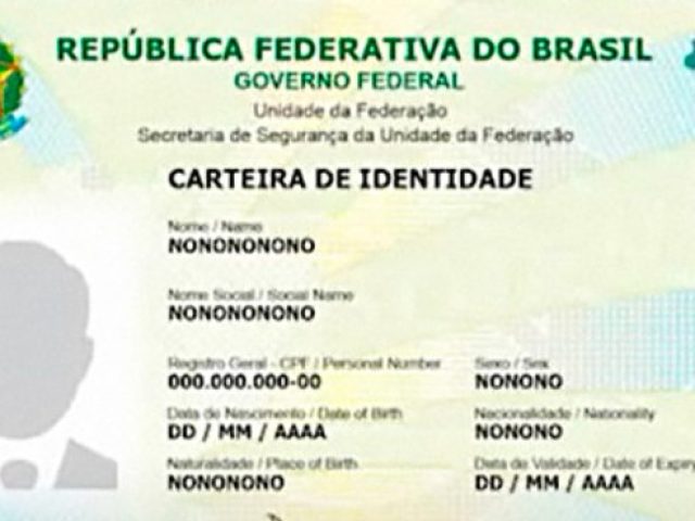 Nova carteira de identidade começa a ser emitida hoje só com o CPF