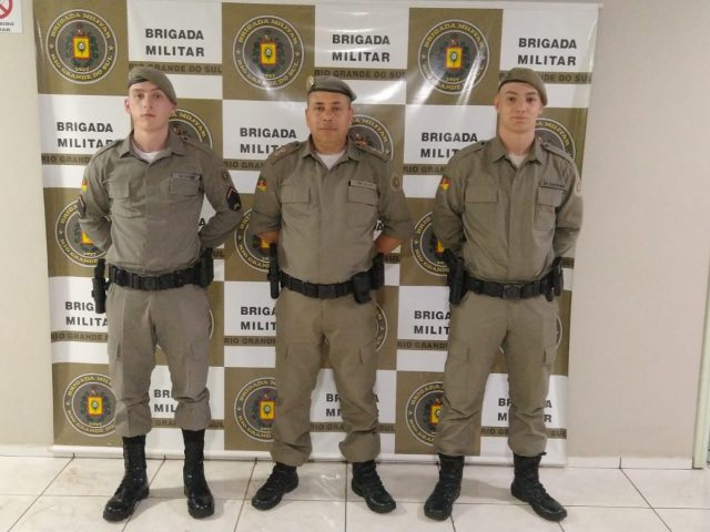 Tenente Aldair Mendes de Moraes recepciona novos soldados da BM Espumoso